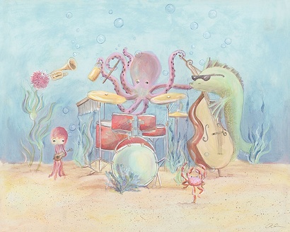 30 x 24 Underwater Jam Session (IBG)