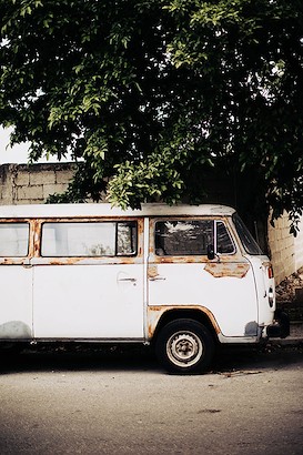 24 x 36 A Van for Hippies, in color (IBG)