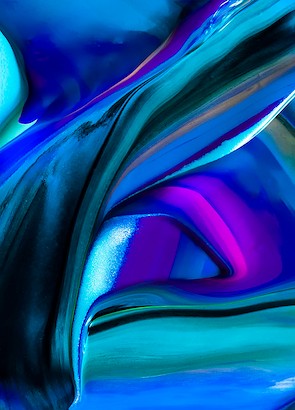 36 x 50 Movement in Blue 9117 (IBG)