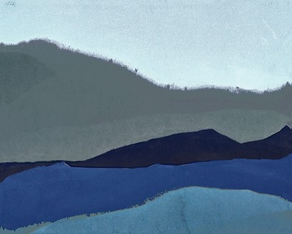 45 x 36 Indigo Elevation I (IBG)