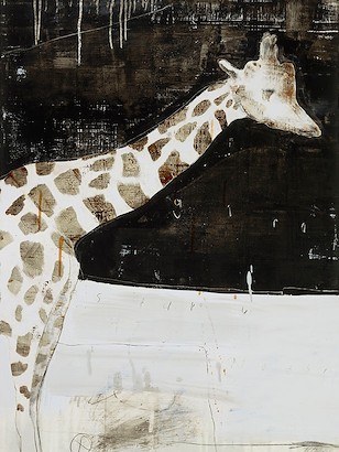 30 X 40 White Giraffe (IBG)