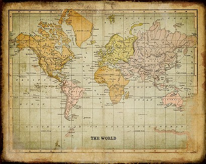 50 X 40 The World Map II (IBG)