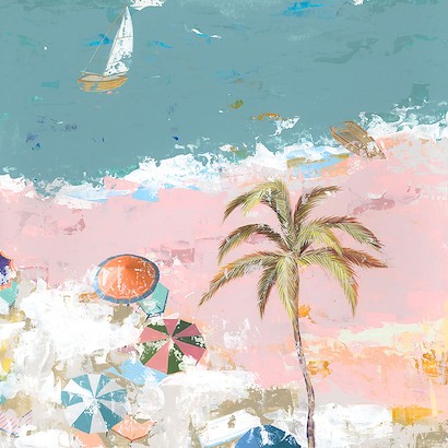47 x 47 Bubblegum Beach IV (HE-T)
