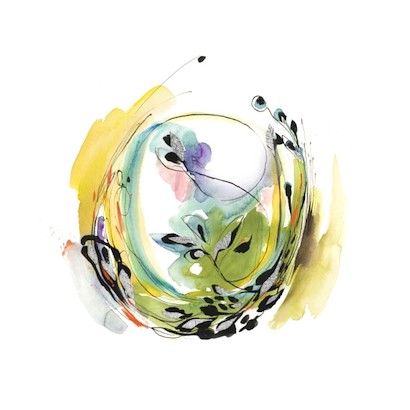 36 x 36 Flower Nest III (Gilded Silver) (GS)