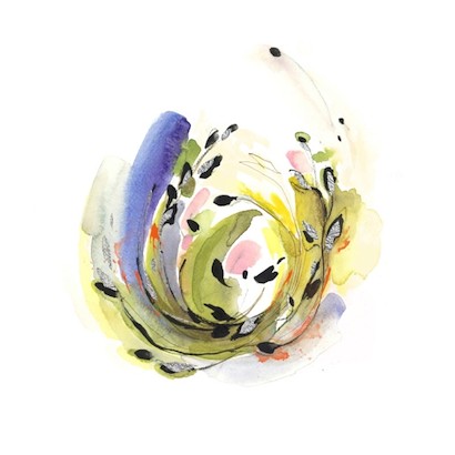 36 x 36 Flower Nest IV (Gilded Silver) (GS)