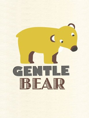 24 x 32 Gentle Bear (IBG)
