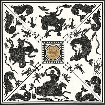 40 x 40 Roman Repeat - Nereids (IBG)