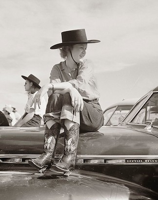 30 x 38 Cowgirl Cogitation (IBG)