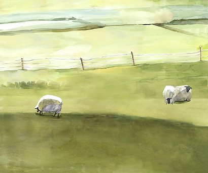 36 x 30 Silent Sheep II (IBG)