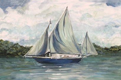 30 x 20 Vintage Boat II (IBG)