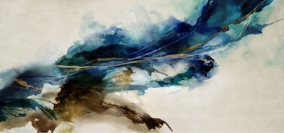 72 x 36 Cerulean Movement(Hand Embellishment Gold) (HE)