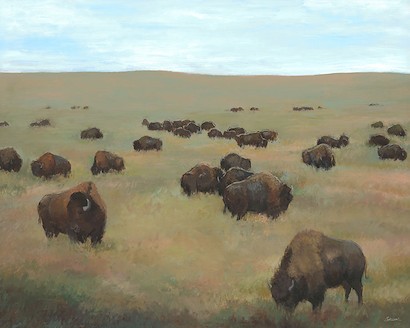 50 x 40 Bison Herd I (IBG)