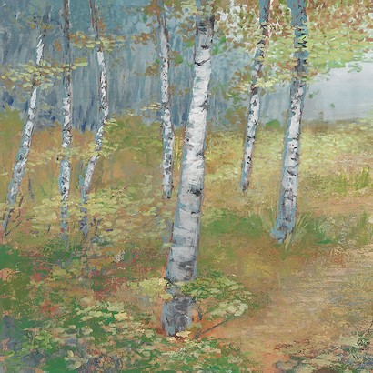 40 x 40 Colorful Aspens I (KG)