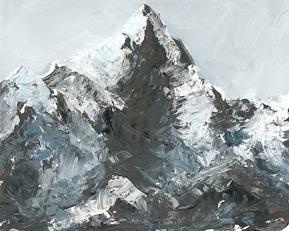 30 x 24 Over the Cold Mountains I (HE-T)