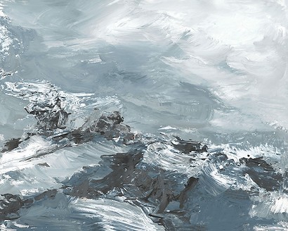 30 x 24 Over the Cold Mountains II (HE-T)