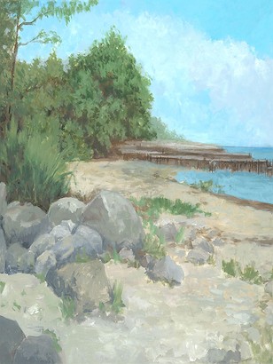 30 x 40 A Serene Afternoon I (IBG)