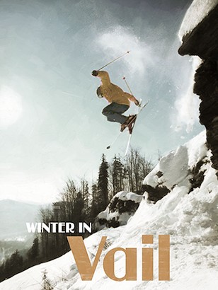 30 x 40 Ski Jump (Vail) (IBG)
