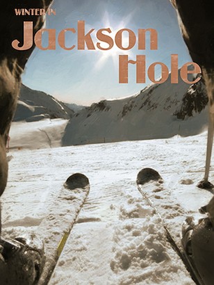 30 x 40 Ski Horizon (Jackson Hole) (IBG)
