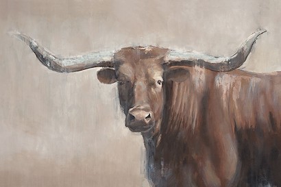60 x 40 Portrait of a Longhorn (IBG)