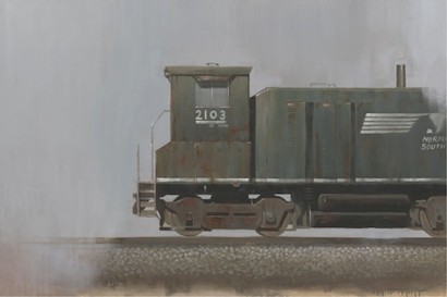 54 x 36 Train in Fog (BG)
