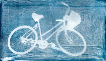60 x 38 Cyanotype Bike (IBG)