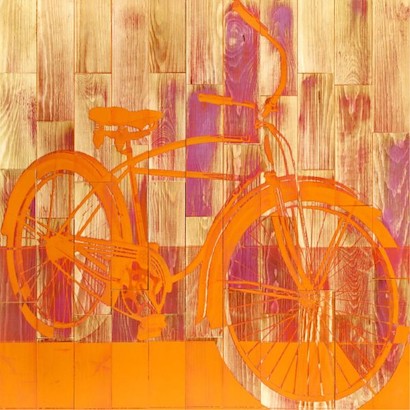 40 x 40 Orange Bike (IBG)
