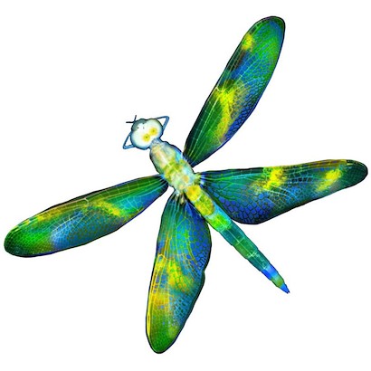 24 x 24 Dragonfly in Green (MT)