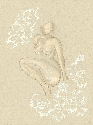30 x 40 Venus Abstract Study I (IBG)