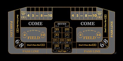 60 x 30 Craps Table (GG)(MT)