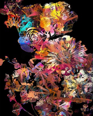 40 x 50 Abursting Floral I (IBG)