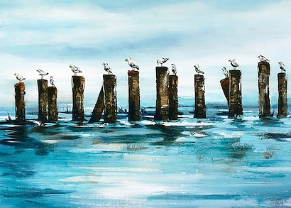 56 x 40 The Line Up (BG)
