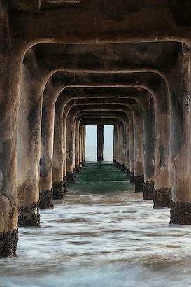24 x 36 Manhattan Beach Pier I (IBG)