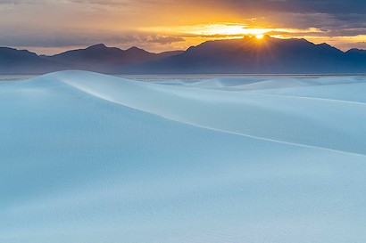 36 x 24 Sunset Over White Sands (IBG)