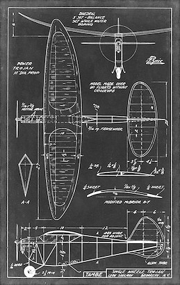 24 x 38 Aeronautic Blueprint I (IBG)