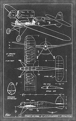 24 x 38 Aeronautic Blueprint II (IBG)