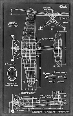 24 x 38 Aeronautic Blueprint IV (IBG)