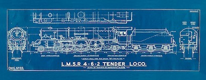 36 X 15 Blue Print Style VII (IBG)
