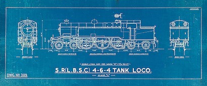 36 X 15 Blue Print Style VIII (IBG)