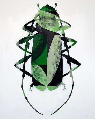 24 x 30 Green Insect (IBG)