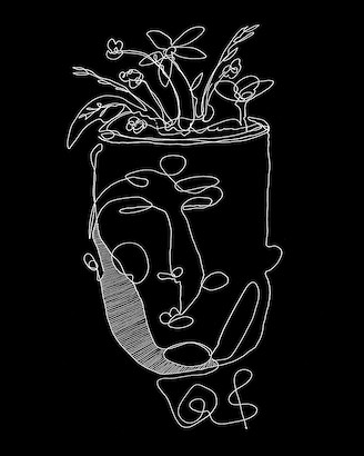 24 x 30 Happy Thoughts (IBG)