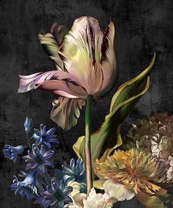 24 x 29 Dutch Garden IV- Antique (IBG)