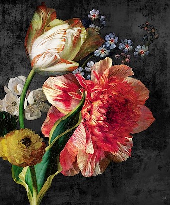 24 x 29 Dutch Garden VIII- Antique (IBG)