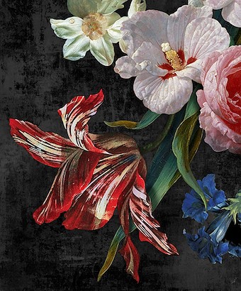 24 x 29 Dutch Garden IX- Antique (IBG)