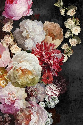 40 x 60 Dutch Blooms II- Antique (IBG)