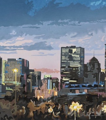 30 x 34 Charlotte Lights II (IBG)