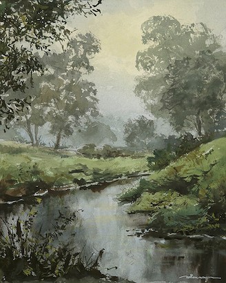 40 x 50 Hazy Morning (IBG)