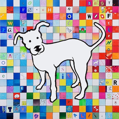 24 x 24 Pop Dog (IBG)