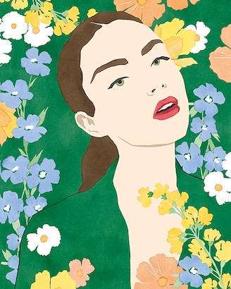24 x 30 Garden Party II (IBG)