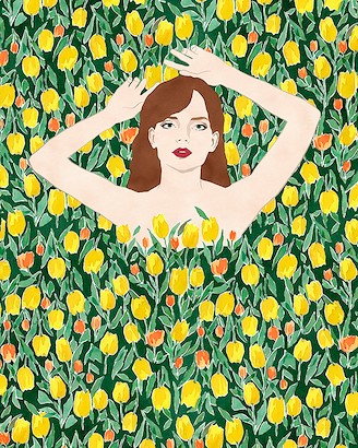 24 x 30 Flower Bed - Tulip (IBG)