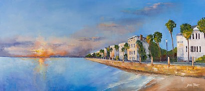 54 x 24 The Battery at Dusk (IBG)